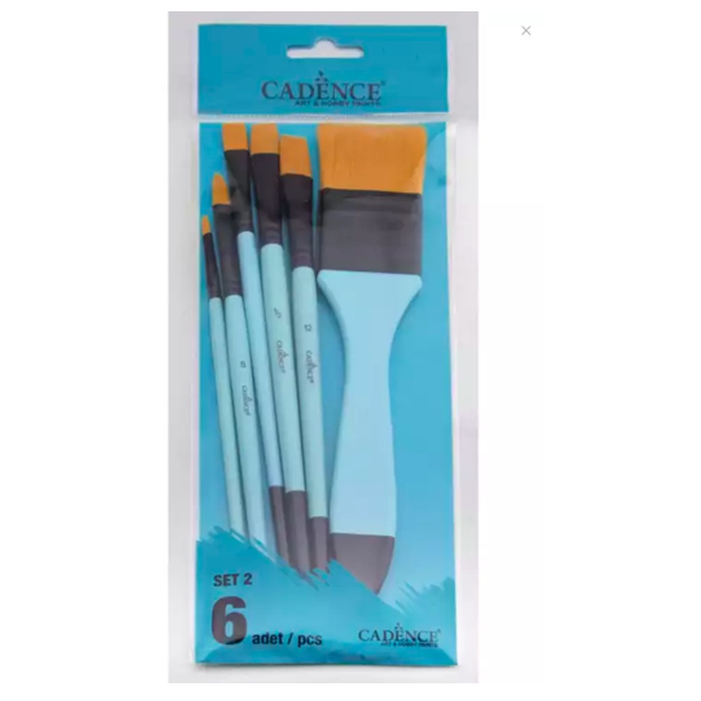 Cadence Mixed Brush Set (6 Pcs)