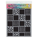Dylusions Large 9"x12" Stencil - Square Dance