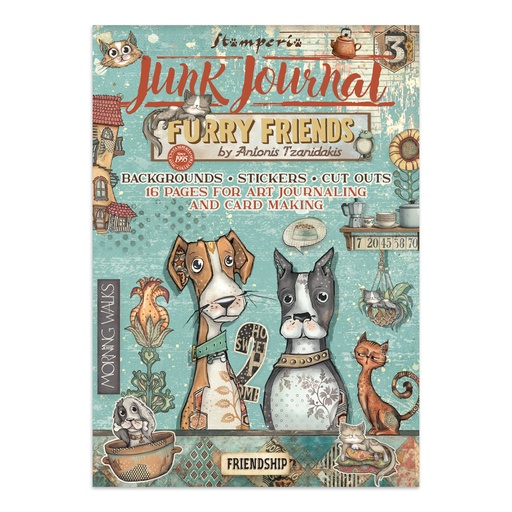 Stamperia - Furry Friends - Junk Journal 