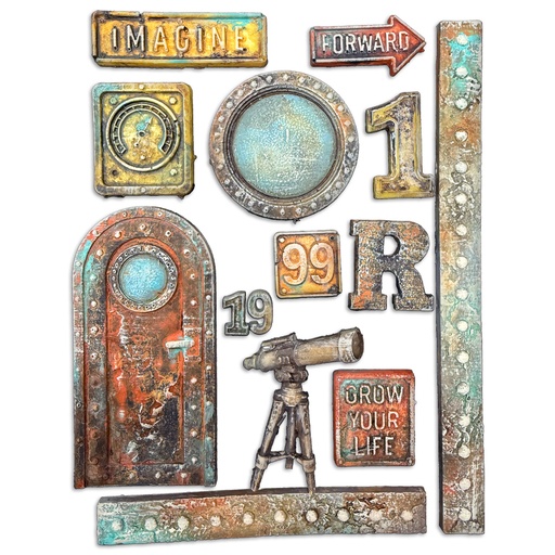 Stamperia - A New Beginning - A5 Silicon Mould - Telescope 