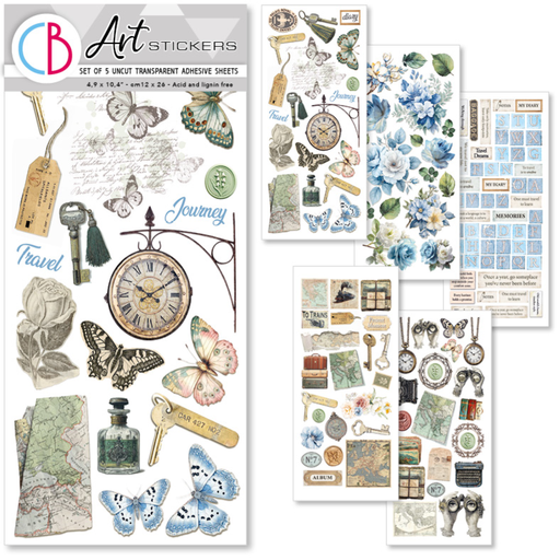  Ciao Bella Paper - Eastern Journey - Art Stickers 