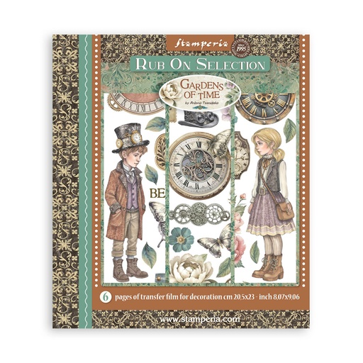 Stamperia - Gardens of Time - Rub-on Selection