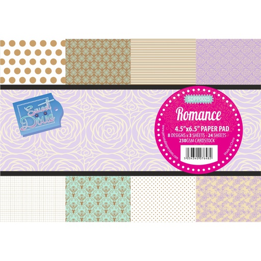 Sweet Dixie Romance Paper Pad (6.5"x4.5")
