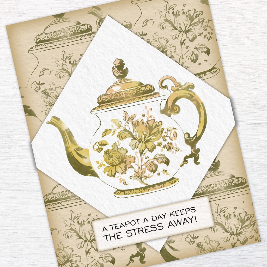 STAMPS BY ME LAMINATION STAMP SET - TIME FOR TEA