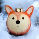Fox Bauble (carton of 12)