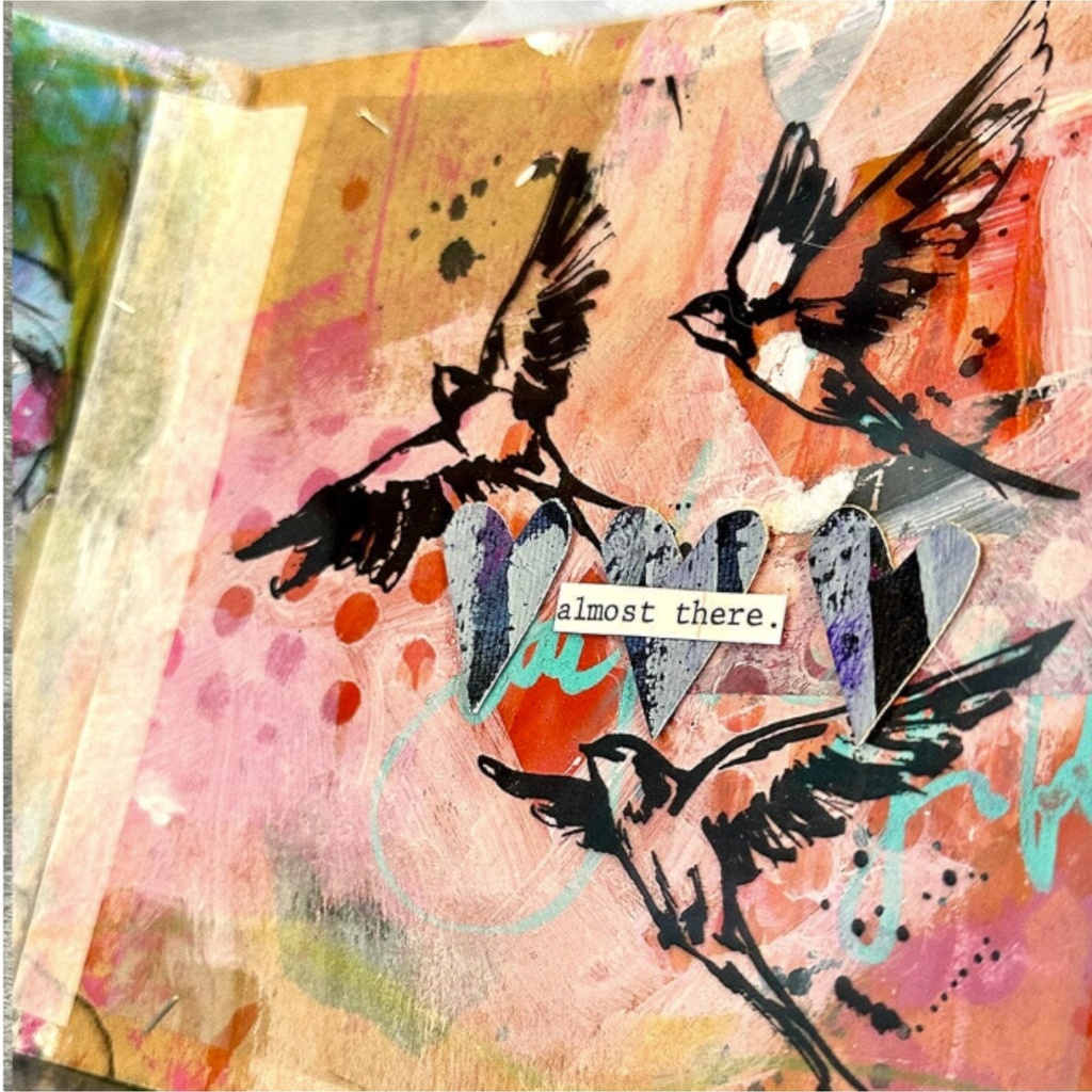 Dina Wakley Media - Fly High stamp set