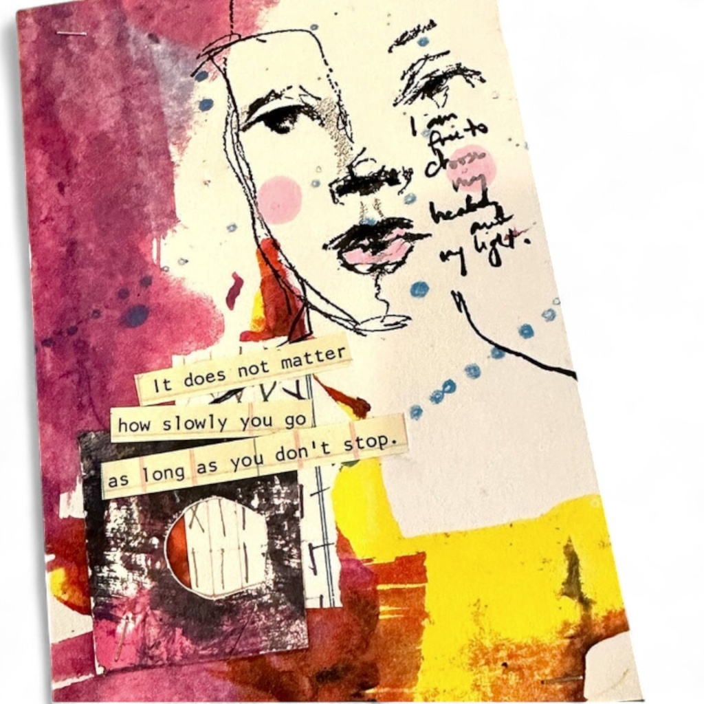 Dina Wakley Media - Healing & Light stamp set