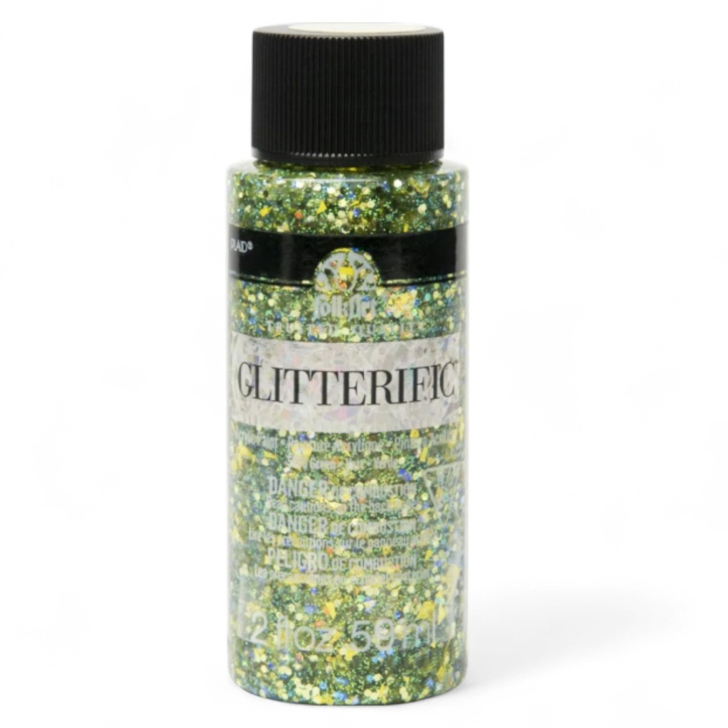 FolkArt Glitterific Green 2oz