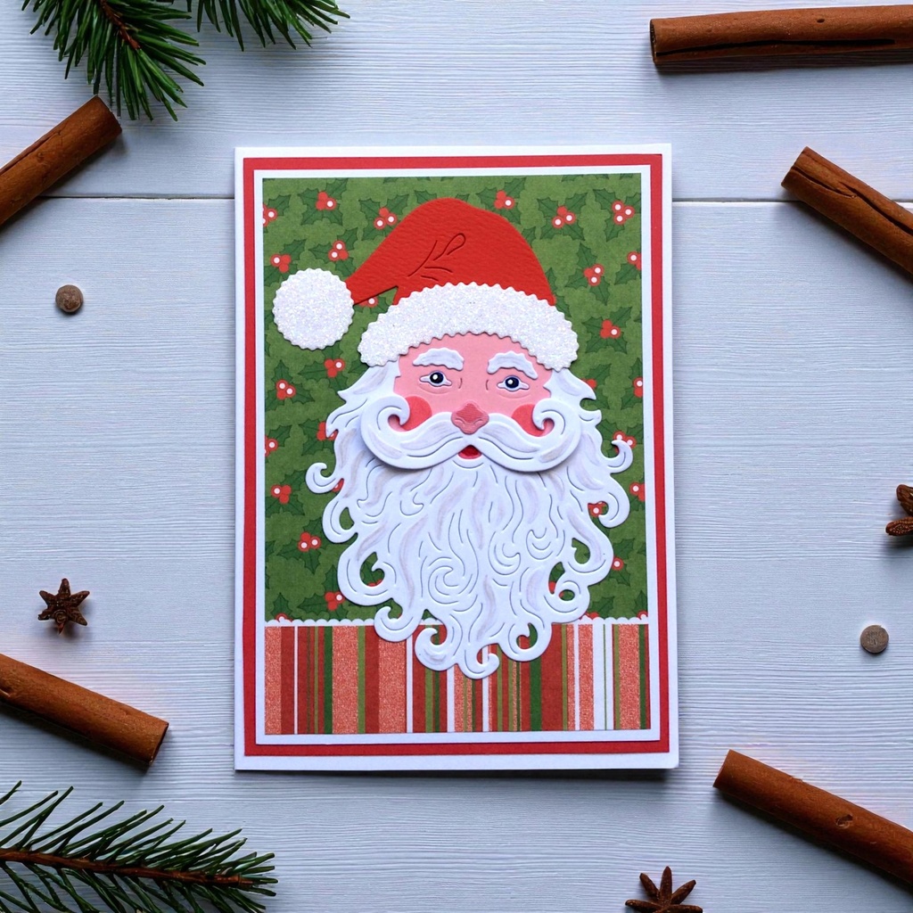 Sweet Dixie Build A Santa die set