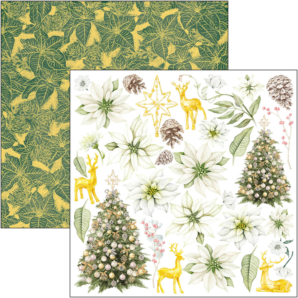 Ciao Bella Paper - Sparkling Christmas Patterns Pad (12x12)