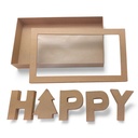 Happy Christmas Letter Kit Pack of 6