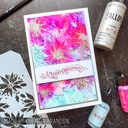 Tim Holtz Layering Stencil - Poinsettia