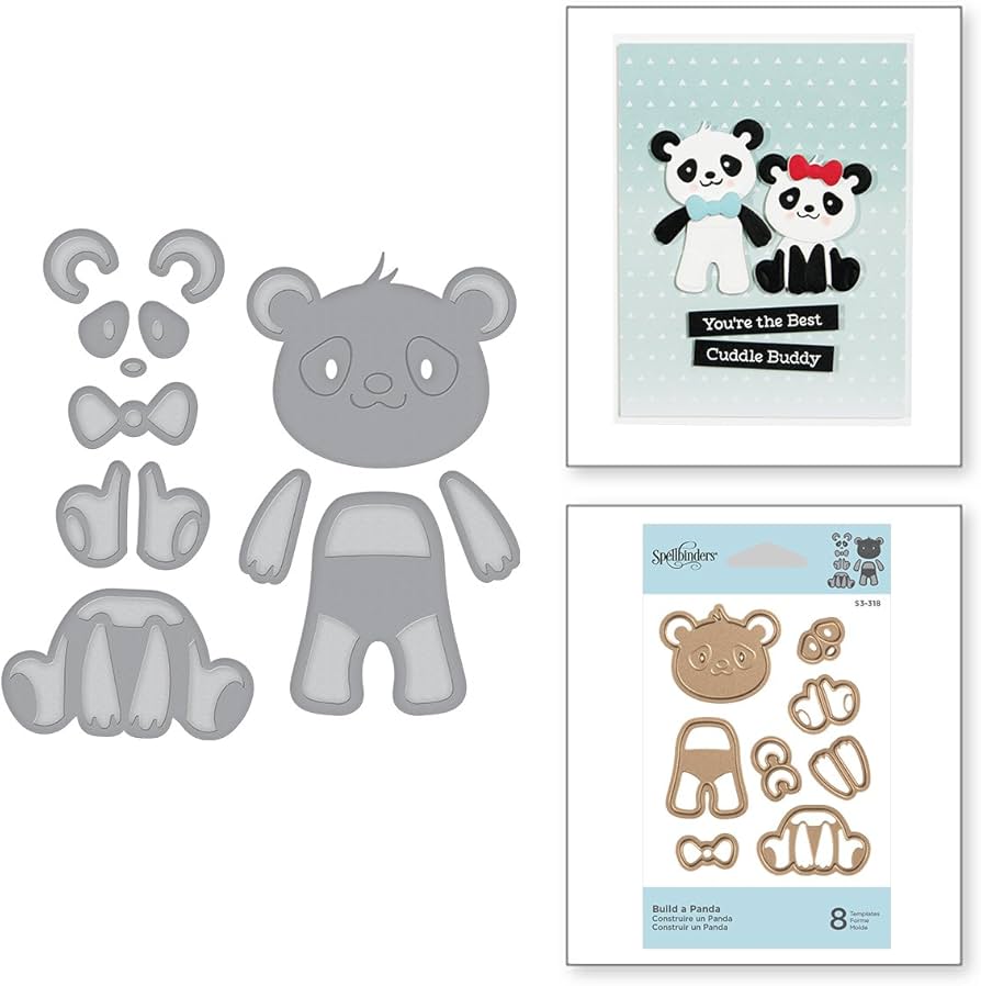 Spellbinders Die D-Lites - Build a Panda 