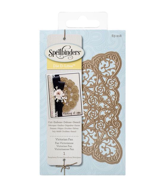 Spellbinders Die D-Lites - Victorian Fan
