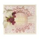 Miss You Swirl Etched Die