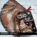 Tim Holtz - Stampers Anonymous Cling Stamps - Santa Visit