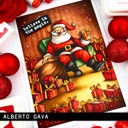 Tim Holtz - Stampers Anonymous Cling Stamps - Santa Visit