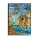 Spellbinders Seth Apter - French Text Rubber Stamp