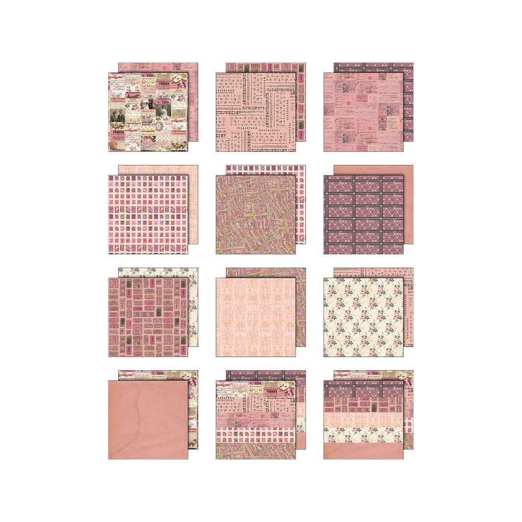 Tim Holtz Idea-ology Palette Collection: Pink 8 x 8
