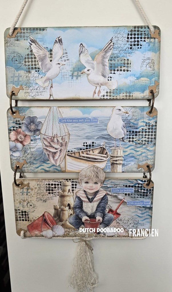 Dutch Doobadoo MDF Hanging Panels with Rope