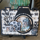  Dutch Doobadoo Chipboard - Retro Camera Album