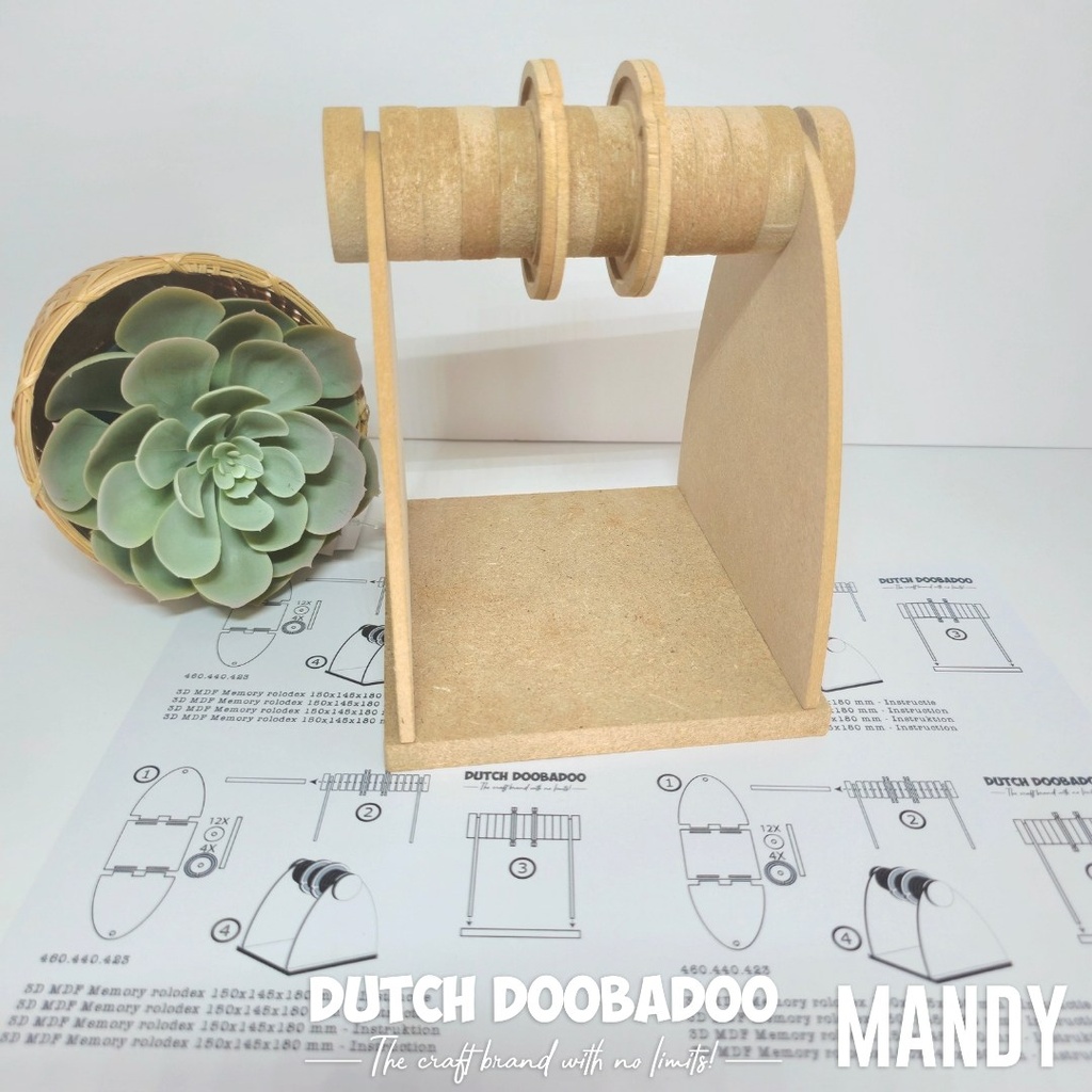 Dutch Doobadoo MDF Memory Rolodex