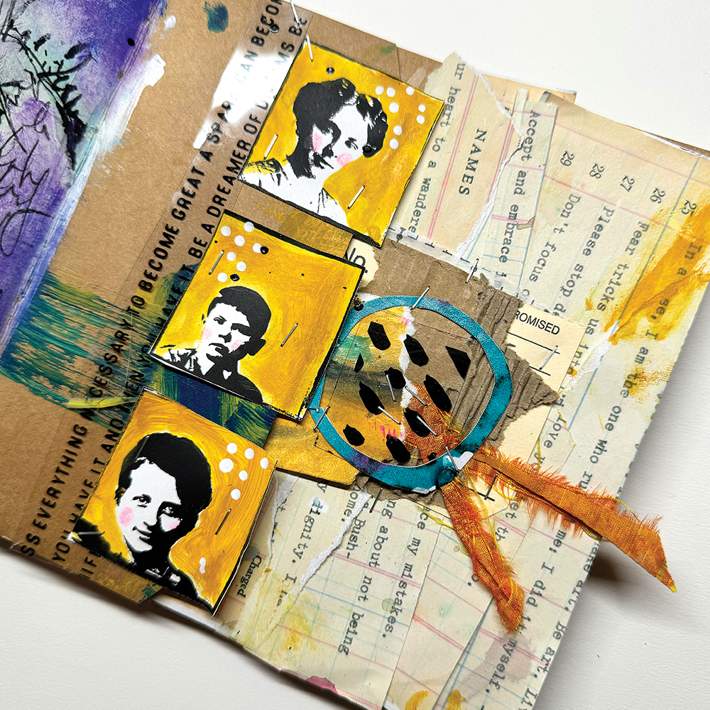 Dina Wakley MEdia Acrylic Paints - Mustard (1oz)