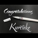 Kuretake Zig Cartoonist Brush Pen - White (with poly bag)