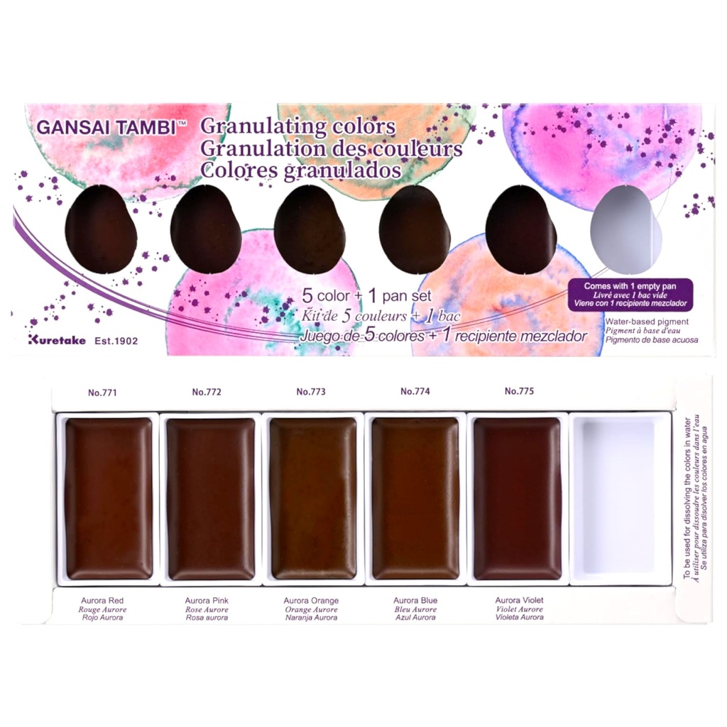Kuretake Gansai Tambi Granulating Colours 