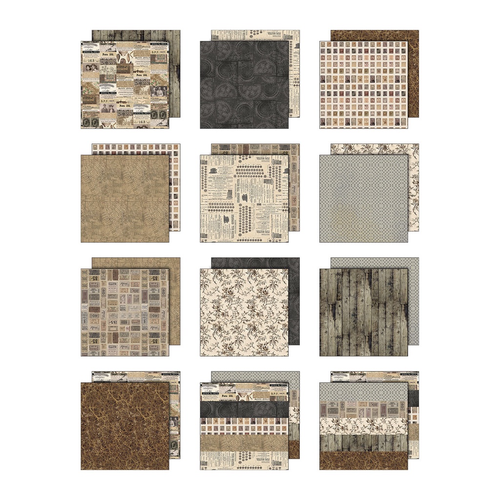 Tim Holtz Idea-ology Palette Collection: Neutral 12 x 12