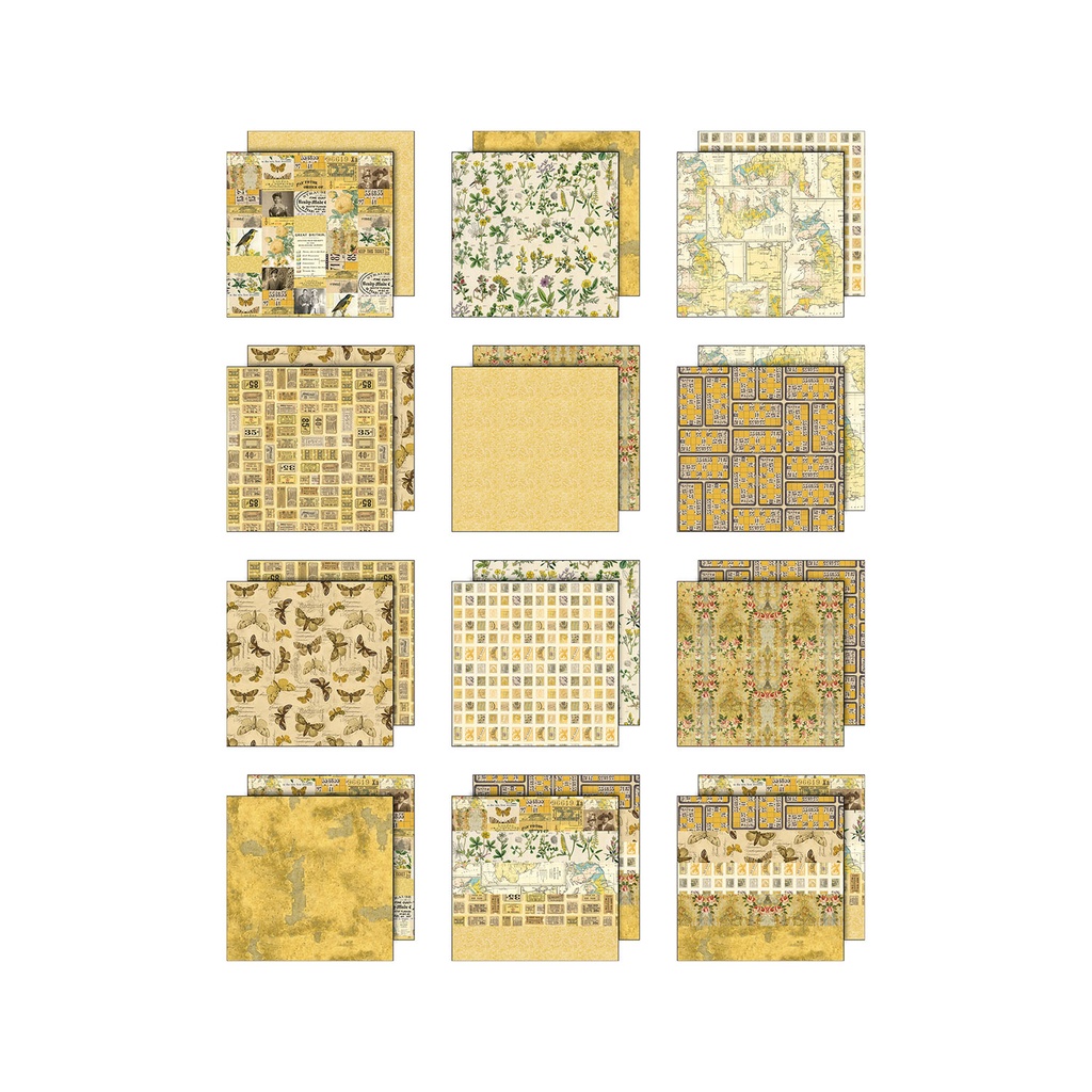 Tim Holtz Idea-ology Palette Collection: Yellow 8 x 8