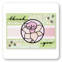 Stick 'n' Color Peel Off Set - Flower Circle Frame (3 sheets)