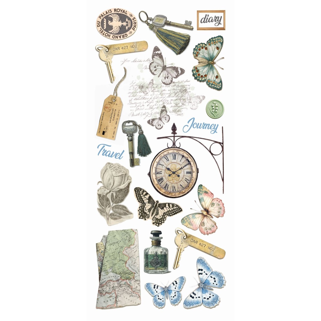  Ciao Bella Paper - Eastern Journey - Art Stickers 