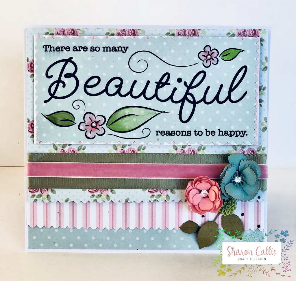 Sharon Callis Beautiful Stamp Set
