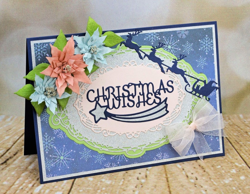 Sharon Callis Christmas Wishes Sentiment Die