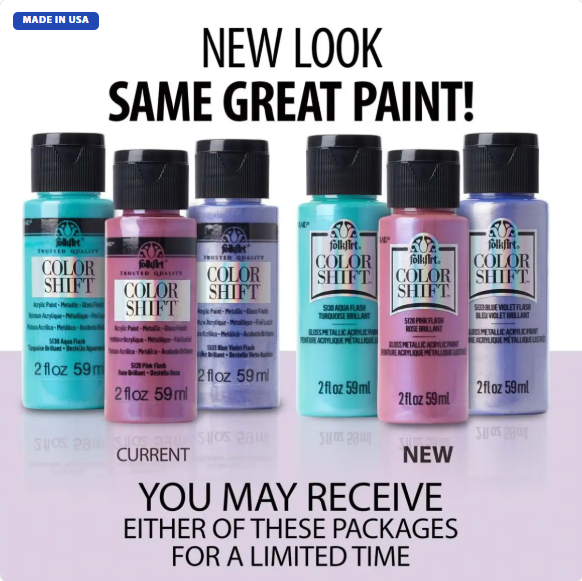 Blue Flash FolkArt Colour Shift 2oz