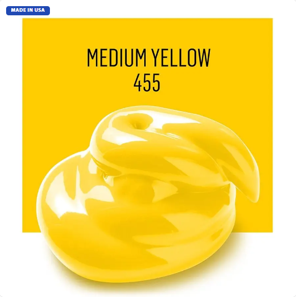FolkArt Acrylic Paint - Medium Yellow (2oz)