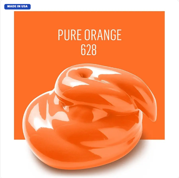 FolkArt Acrylic Paint - Pure Orange (2oz)