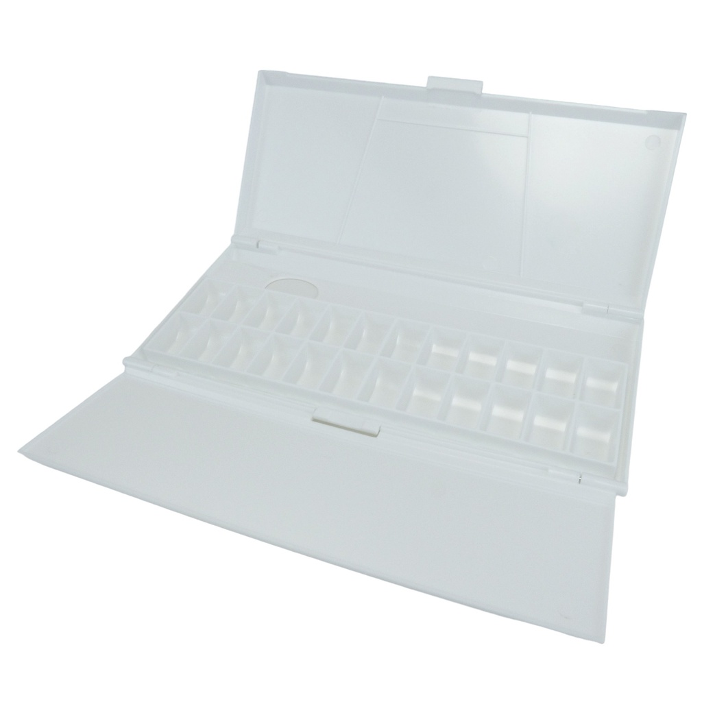 24 compartment clamshell palette