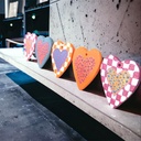 Heart Ornament or Flat Tree Decoration (carton of 12)
