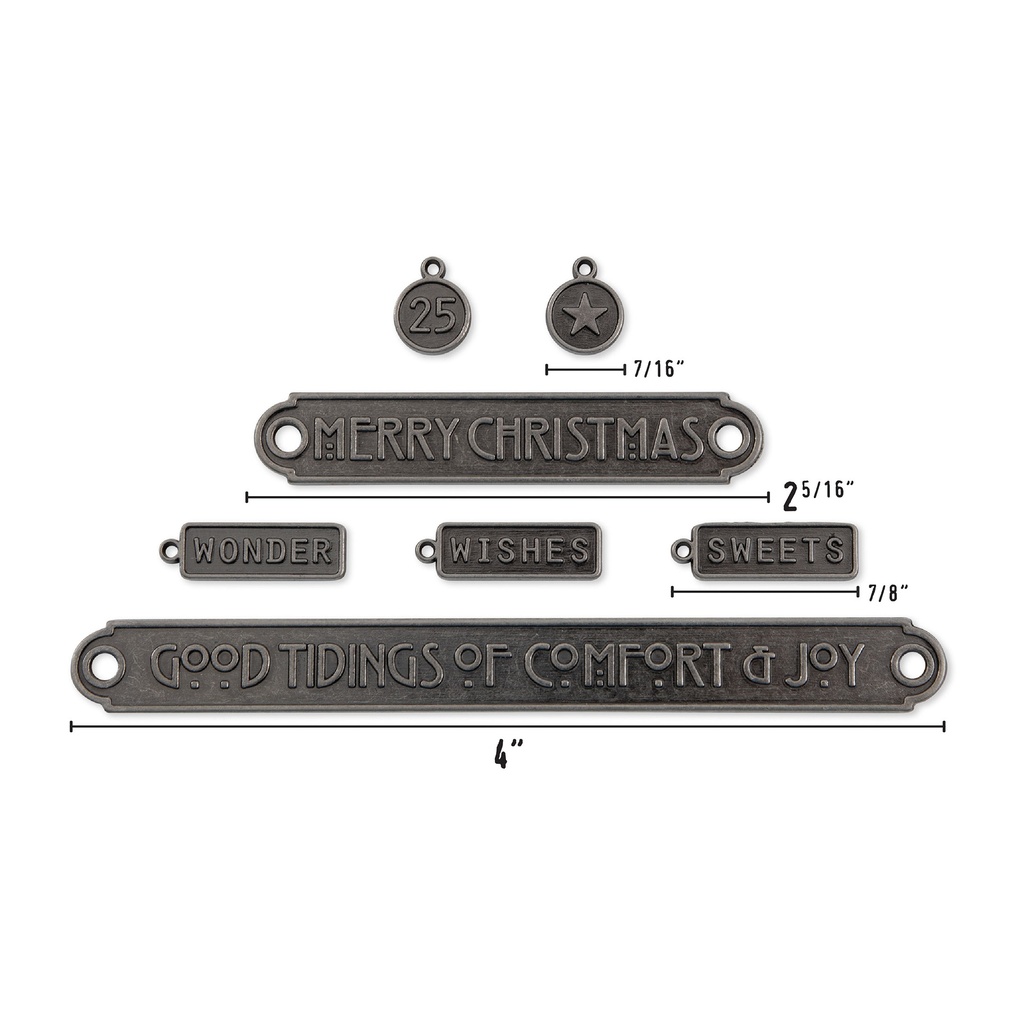 Word Plaques + Tags Tim Holtz Idealogy