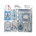 Ciao Bella Paper - Elegance of Blue 6"x6" Deluxe Silver Paper 