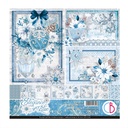 Ciao Bella Paper - Elegance of Blue - 8"x8"  Paper Pad 