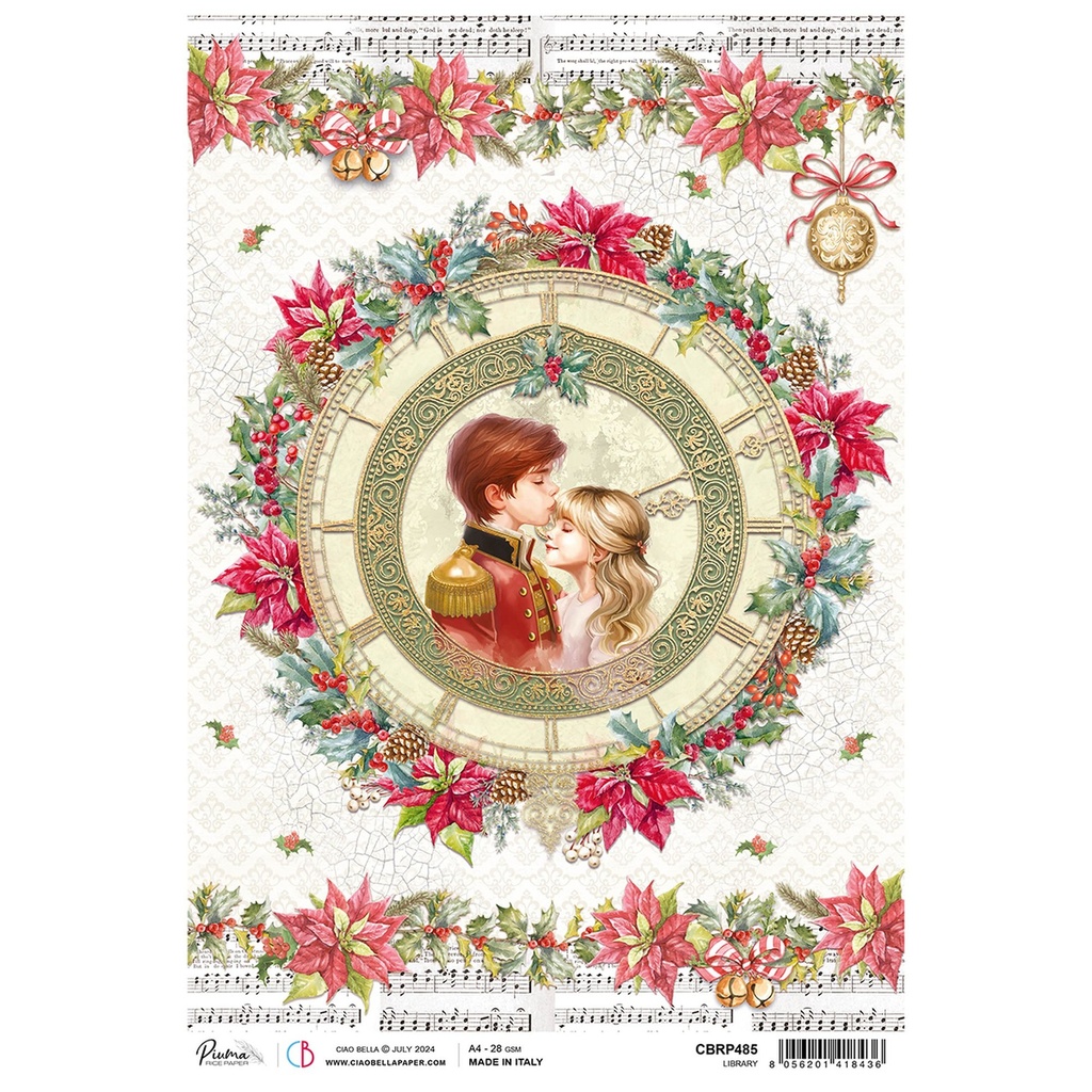 Ciao Bella Paper - Tender Love A4 Rice Paper (Single Sheet)