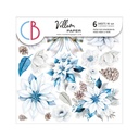 Ciao Bella Paper - Elegance of Blue 6"x6" Vellum
  