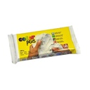 COLORPLUS 500g White Coloured Natural Self-hardening Clay