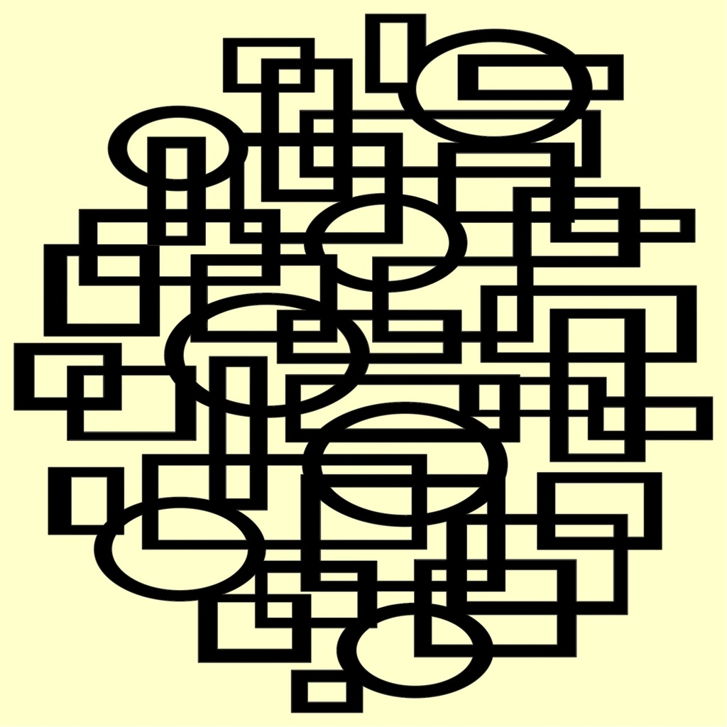 Personal Impressions Geometric 6"x6"Mylar Stencil