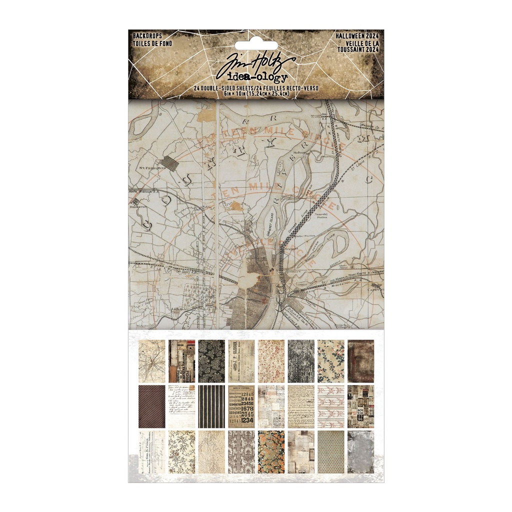 Tim Holtz Idea-ology - Halloween Backdrops 