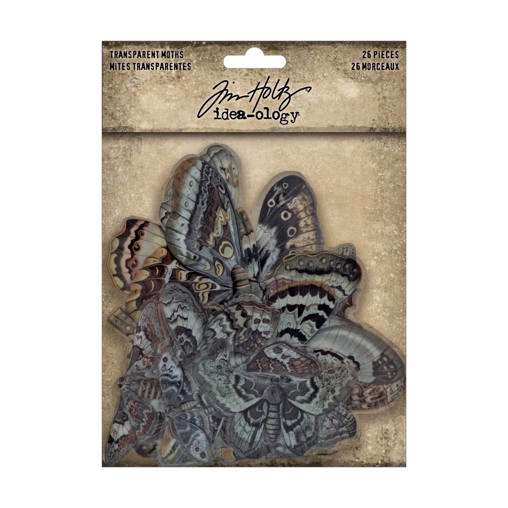 Tim Holtz Idea-ology - Transparencies, Moths 
