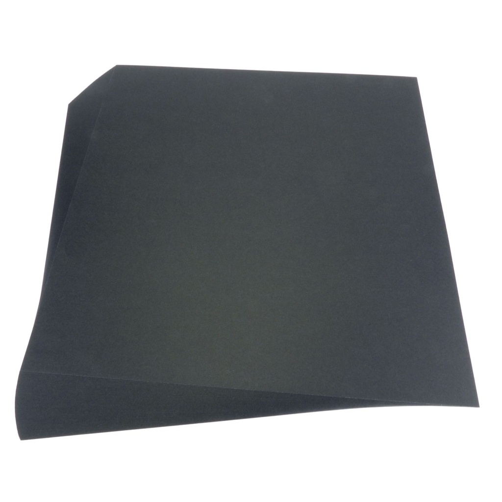 Black Watercolour Paper 270gsm -12x12 - 5 sheets